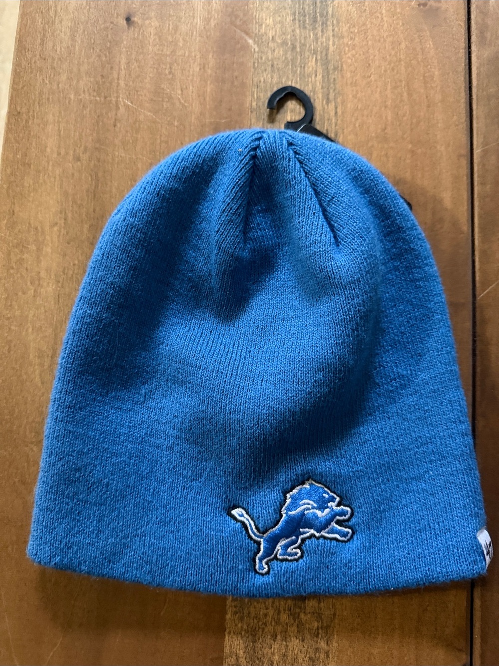 NFL Royal Blue Youth Knit Beanie with Lions Logo